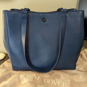 Small Bay Blue Leather Allyn